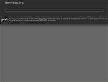 Tablet Screenshot of denhaag.org